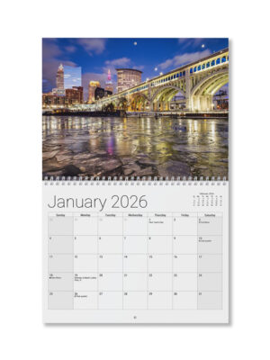 2026 Calendar – Cleveland Skyline Edition