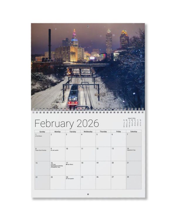 2026 Calendar – Cleveland Skyline Edition