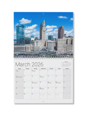 2026 Calendar – Cleveland Skyline Edition
