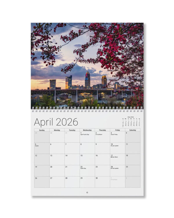 2026 Calendar – Cleveland Skyline Edition