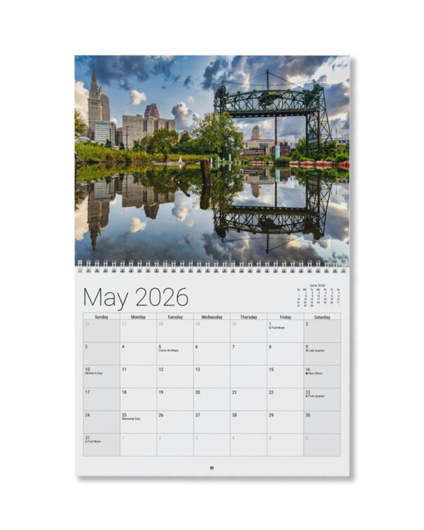 2026 Calendar – Cleveland Skyline Edition