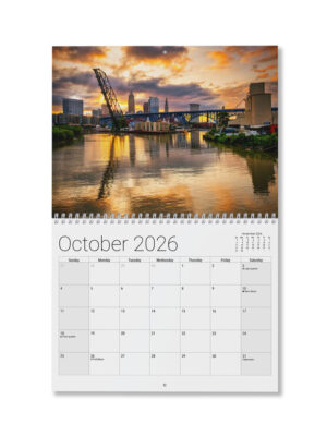 2026 Calendar – Cleveland Skyline Edition