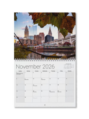2026 Calendar – Cleveland Skyline Edition